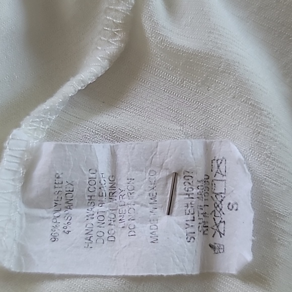 Blouse front wrap high low Fashion Nova SZ S - Picture 10 of 10